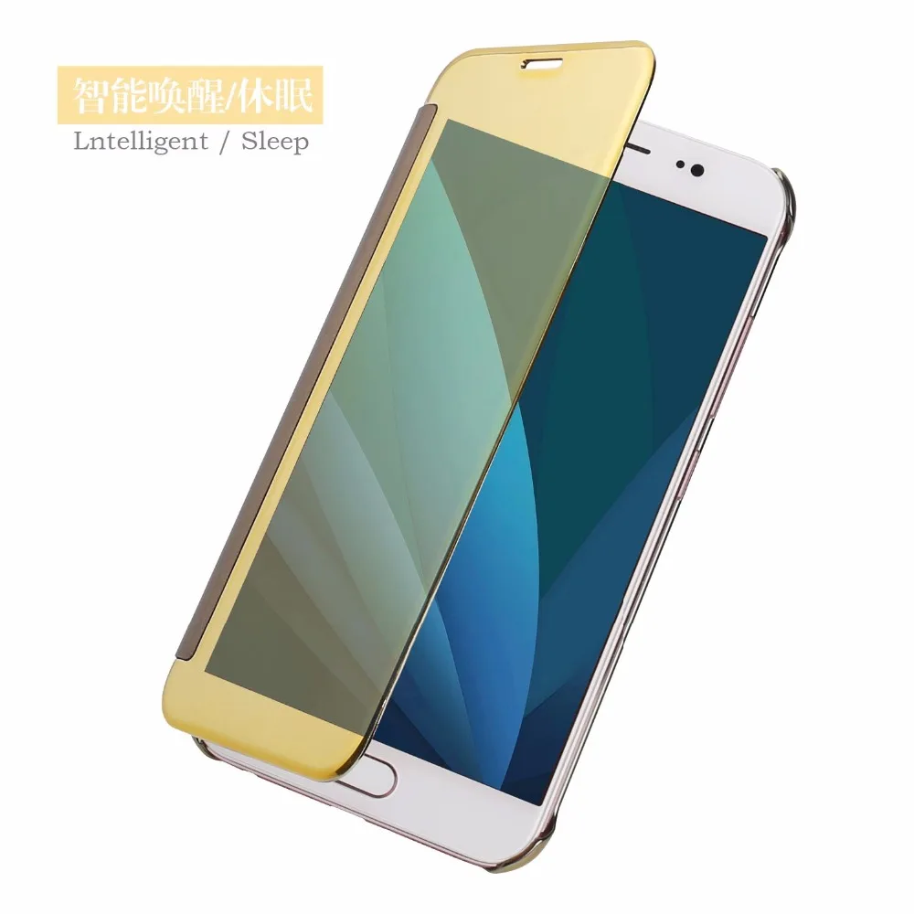 Luxury Original Mirror Smart Flip Cover sFor Samsung Galaxy J5 J7 2016 J510 J710 2017 J530 J730 Mobile Phone Cases Coque Funda | Мобильные
