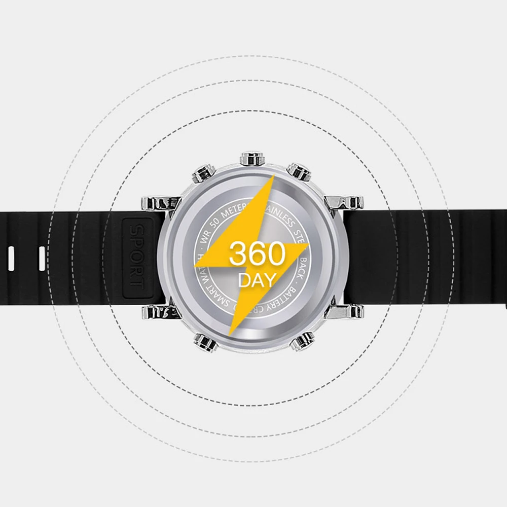 696 DX18 Waterproof GPS Multifunction Smart Watch 1.21 FSTN LCD Heart Rate Monitoring Sleep Monitoring Swim Sport Smart Bracelet