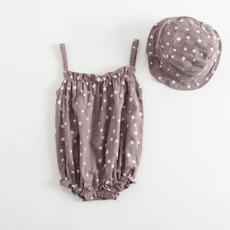 2019 Korean Baby Newborn Infant Rompers Climbing Clothes Summer Cotton Triangle Neonatal Kids With Hats | Детская одежда и обувь