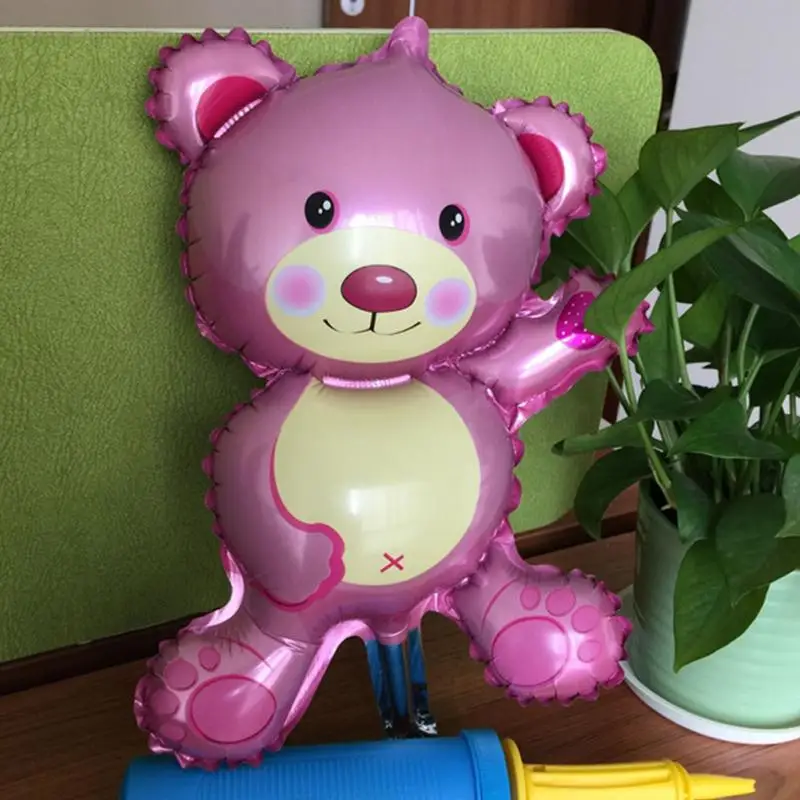 1 шт. мини прекрасный Медведь День Рождения шар Мультфильм игрушка шар украшение лучший подарок для детской вечеринки