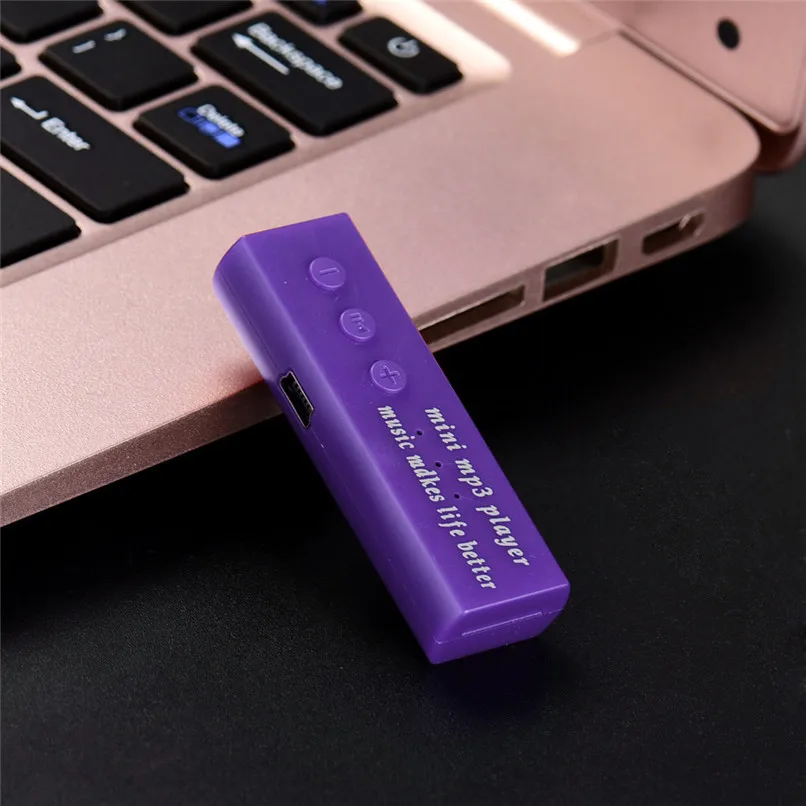 Лучший подарок USB клип цифровой Mp3 музыкальный плеер Поддержка SD TF карта GD
