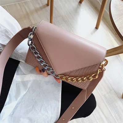 Fashion New Women Leather Bag Simple Shoulder Small Square Package Chain mujer Messenger Crossbody Bags shoulder Female bag | Багаж и
