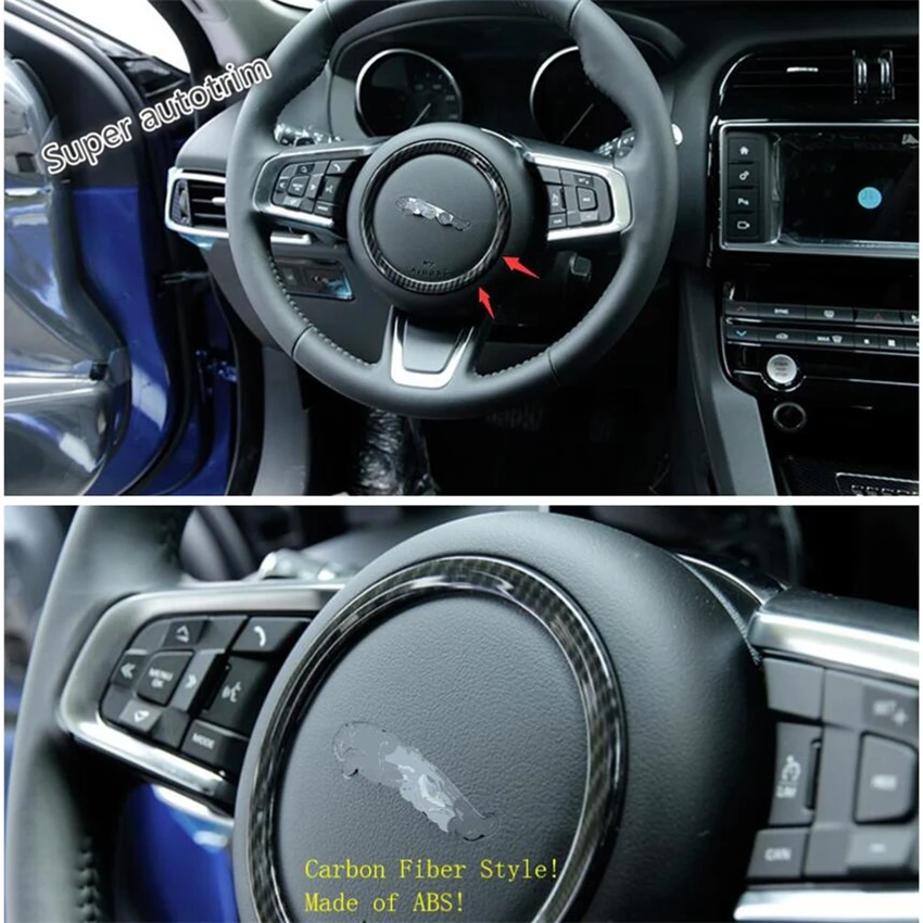 Lapetus ABS руль обод для колеса Крышка отделка 1 шт. подходит Jaguar XE XF 2016 2017 2018 2019