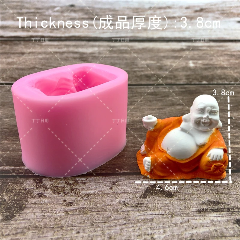QINGHONG Sugarcraft статуя Будды силиконовая форма для помадки инструменты украшения