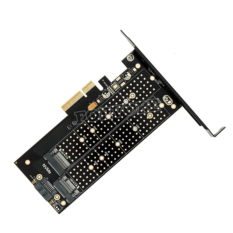 M.2 NVMe SSD NGFF к PCI-E X4 адаптер карты M ключ + B двойной интерфейс | Компьютеры и офис
