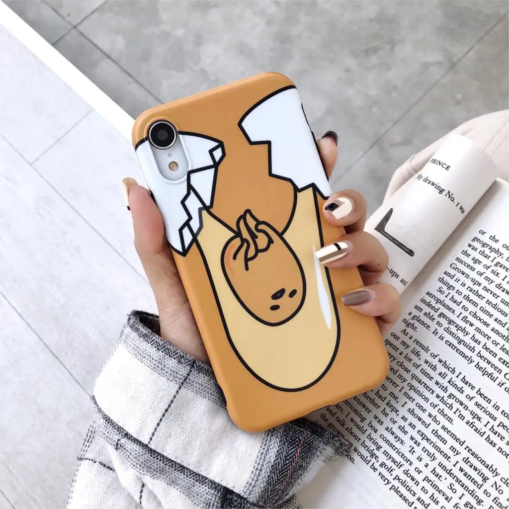 Забавный с узором яйцо IMD чехлы для телефонов iPhone X XS Max XR Мягкий ТПУ чехол 7 8 плюс