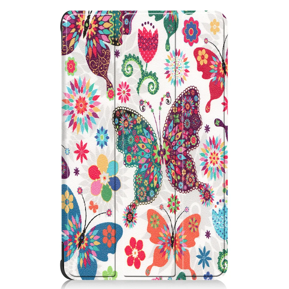 Чехлы из замши и кожи с рисунком для Samsung Galaxy Tab A 8 0 Φ T387 2018 чехол планшета