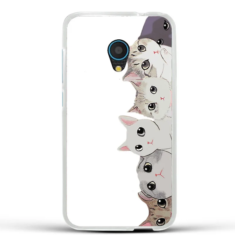 Пять цветов чехол для Alcatel U5 силиконовый модный дизайн мультяшный рисунок мягкий