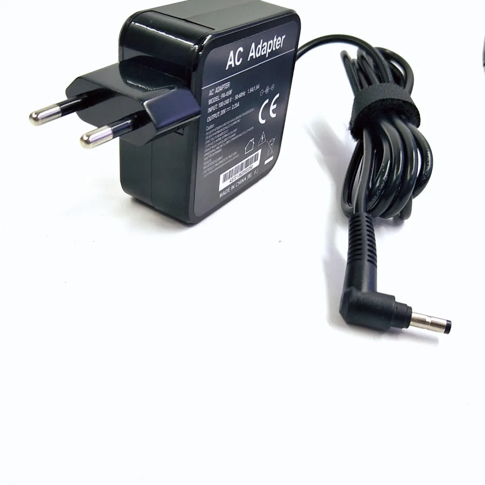 Продукт 20V 2.25A PA-45W постоянного тока: 4,0*1,7 мм Питание адаптер для lenovo PA-1450-55LU/ADP-45DWA европейской вилкой сзади телефон зарядное устройство, автомобильное зарядное устройство
