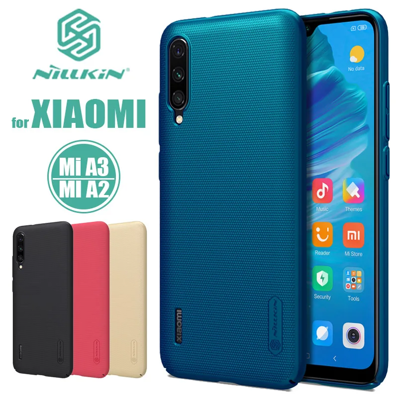 Для Xiaomi mi A3 A2 A1 6X CC9E CC9 Nillkin жесткая ультраматовая защитная накладка на заднюю