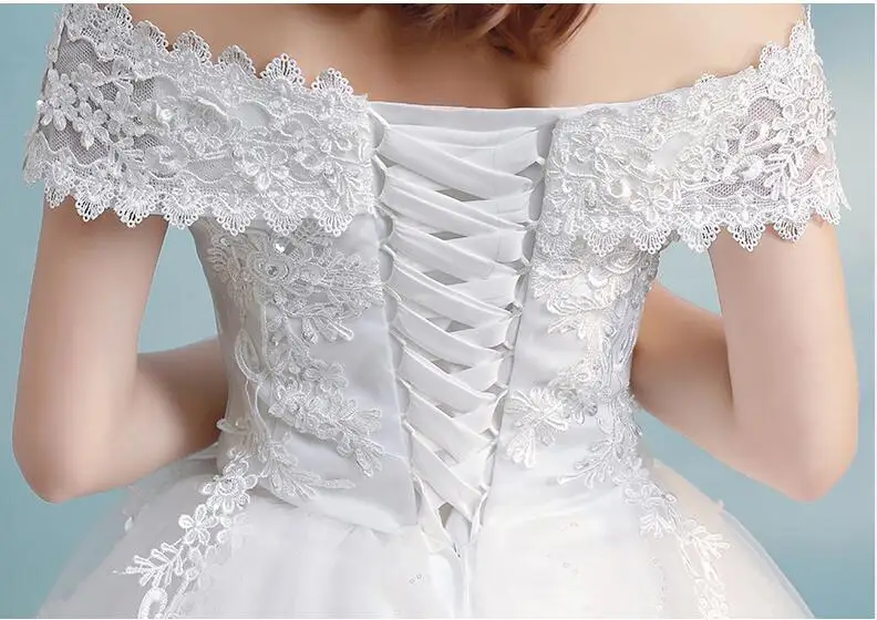 Красивые свадебные платья Emily Элегантное Белое Бальное платье в пол с вырезом