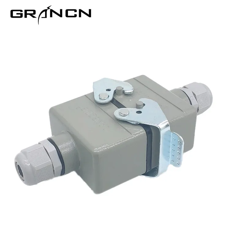 Grancn со сверхмощными разъемами HDC HE 024 1 M/F 24pin 16a500v водонепроницаемые тяжелых промышленных прямоугольный