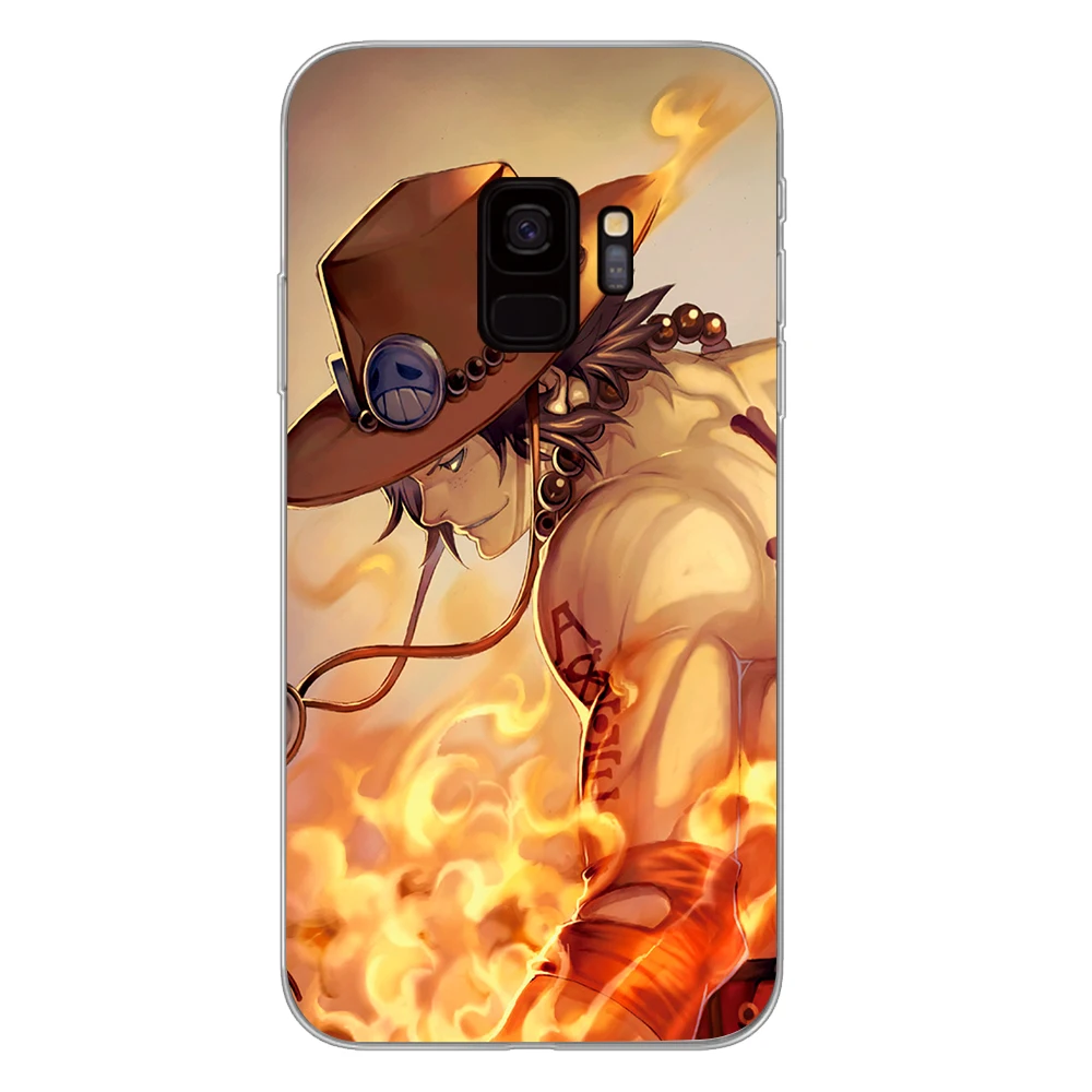10 One Piece Эйс комиксов чехол для телефона для samsung Galaxy S10 S10E S8 плюс S6 S7 край S9 S10e плюс Чехол - Цвет: 10