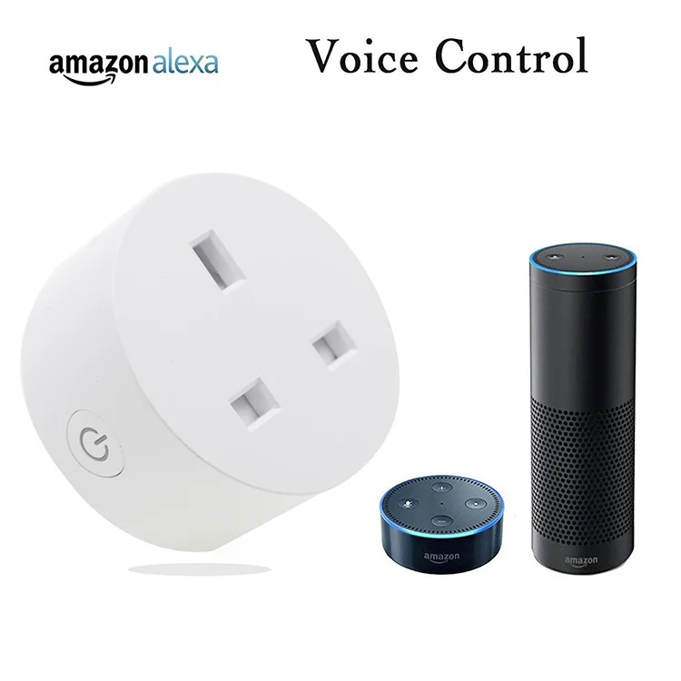 Умная штепсельная вилка Великобритании Мини Беспроводная розетка Amazon Alexa эхо WIFI