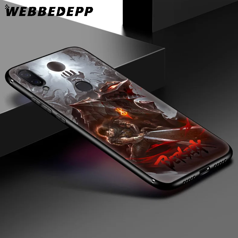 Мягкий чехол WEBBEDEPP Berserk Guts Anime для Xiaomi Redmi K20 7A 4A 4X 5 5A 6 6A S2 Note 8 4 7 Pro Plus Prime | Мобильные