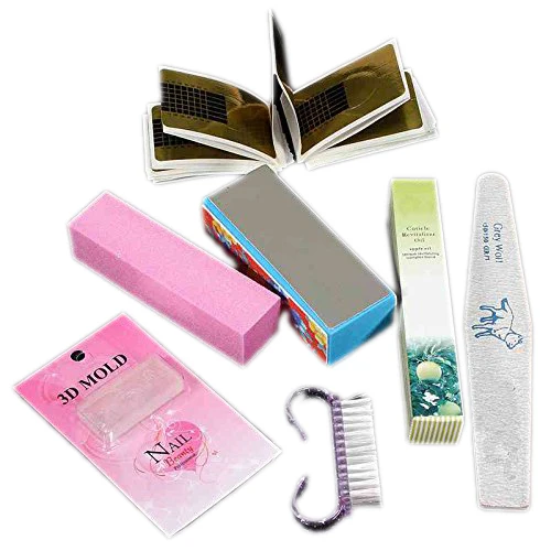 Наборы для дизайна ногтей Уход за ногтями дизайн акриловая кисть пудры Блестящий