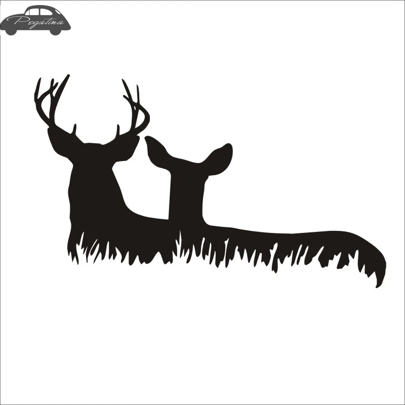 Наклейка Hunt Buck охотничий клуб наклейка с изображением оленьих рогов полый стикер Охотник окна автомобиля виниловая наклейка Забавный плакат мотоцикл