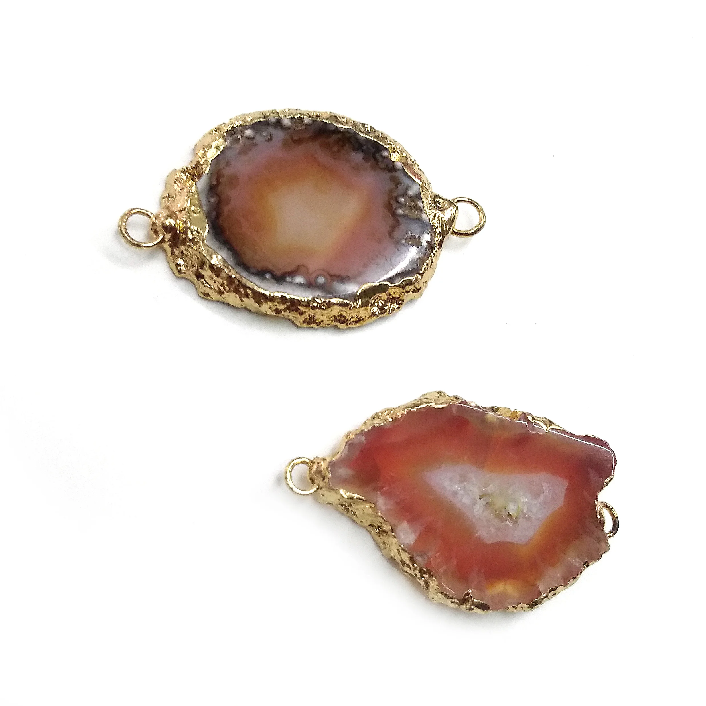 Подвески из натурального агата подвески коннектор аксессуары подходят для