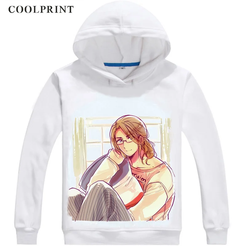 Coolprint Франция G8 Francis Bonnefoy Для мужчин s толстовки хеталия и страны оси Для мужчин Толстовка уличная аниме-толстовка с принтом длинная куртка с капюшоном - Цвет: Style 1