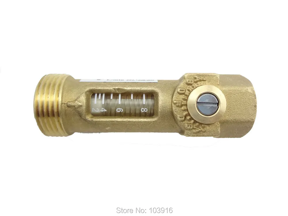 

10 pcs of Brass Flow Meter Balancing Valve flow sensor