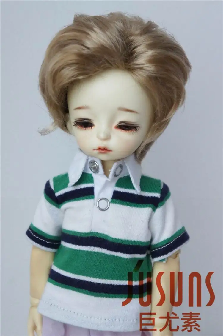 JD209 1/6 1/4 YOSD MSD Мода Природа мальчишеский bjd синтетический мохеровый парик Размер 6-7 дюймов 7-8 дюймов волосы куклы аксессуары