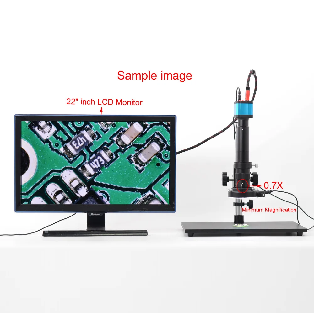 Набор для микроскопа HAYEAR 14 МП HD HDMI USB цифровая промышленная камера большая стерео