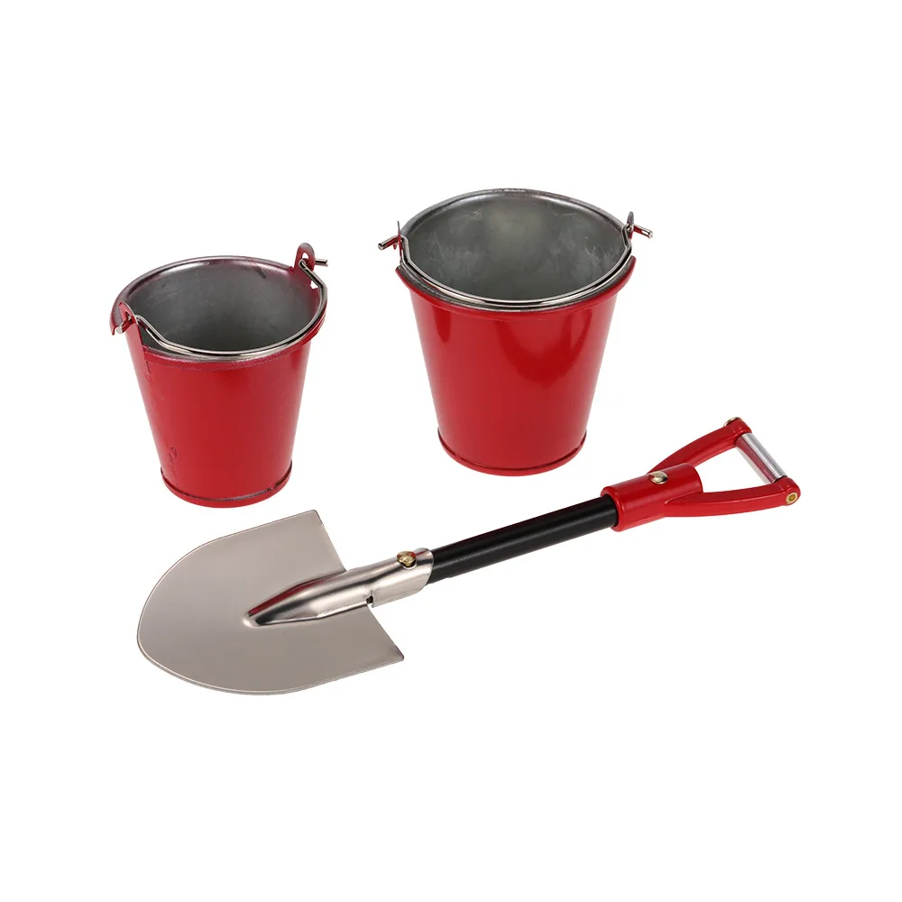 

Newest Metal pail Shovel Tool for 1/10 RC Rock Crawler Axial SCX10 90047 TAMIYA CC01 RC4WD D90 D110 TF2 Traxxas TRX4 Accessories