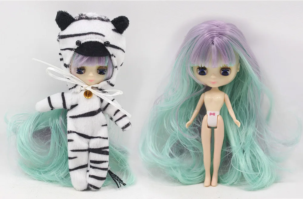 Мини blyth кукла Обнаженная фабрика кукла подходит для diy Изменить макияж волосы очень долго может изменить их волосы, такие как в точках