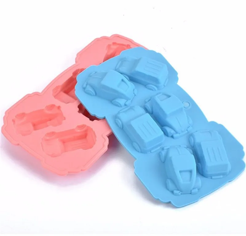 Инструменты для выпечки 3D автомобиль формы пудинг ручной работы мыло формочка для торта пицца печенье бытовой мороженое силиконовые формы для торта