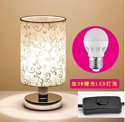 Non adjustable Современные настольные лампы из ткани E27 Настольная лампа для студентов настольная лампа для спальни домашняя прикроватная лампа домашнее декоративное освещение - Цвет абажура: Non adjustable