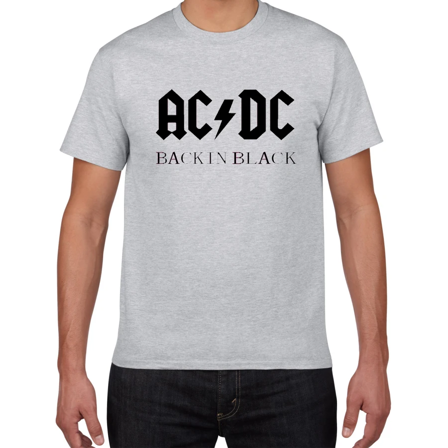 Новинка AC/DC Группа рок футболка для мужчин s acdc Графические футболки с принтом Повседневная футболка хип-хоп хлопок высокое качество футболки для мужчин