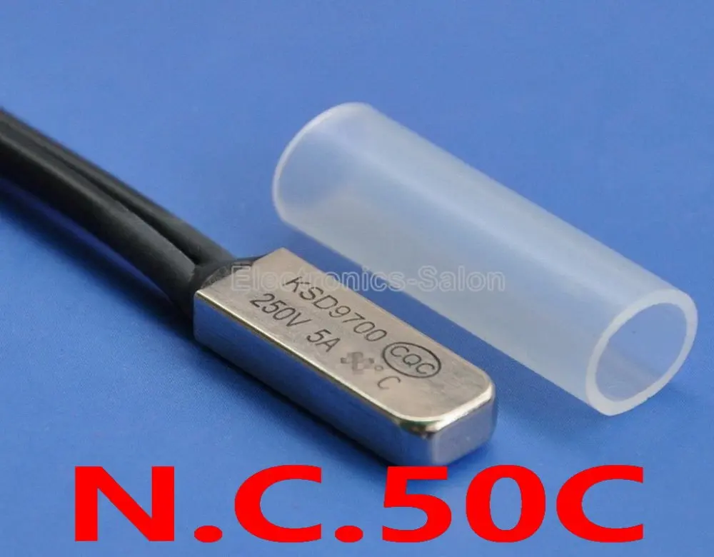 (2 шт./лот) 50C KSD9700 Нормально закрытый термостат переключатель температуры NC 50