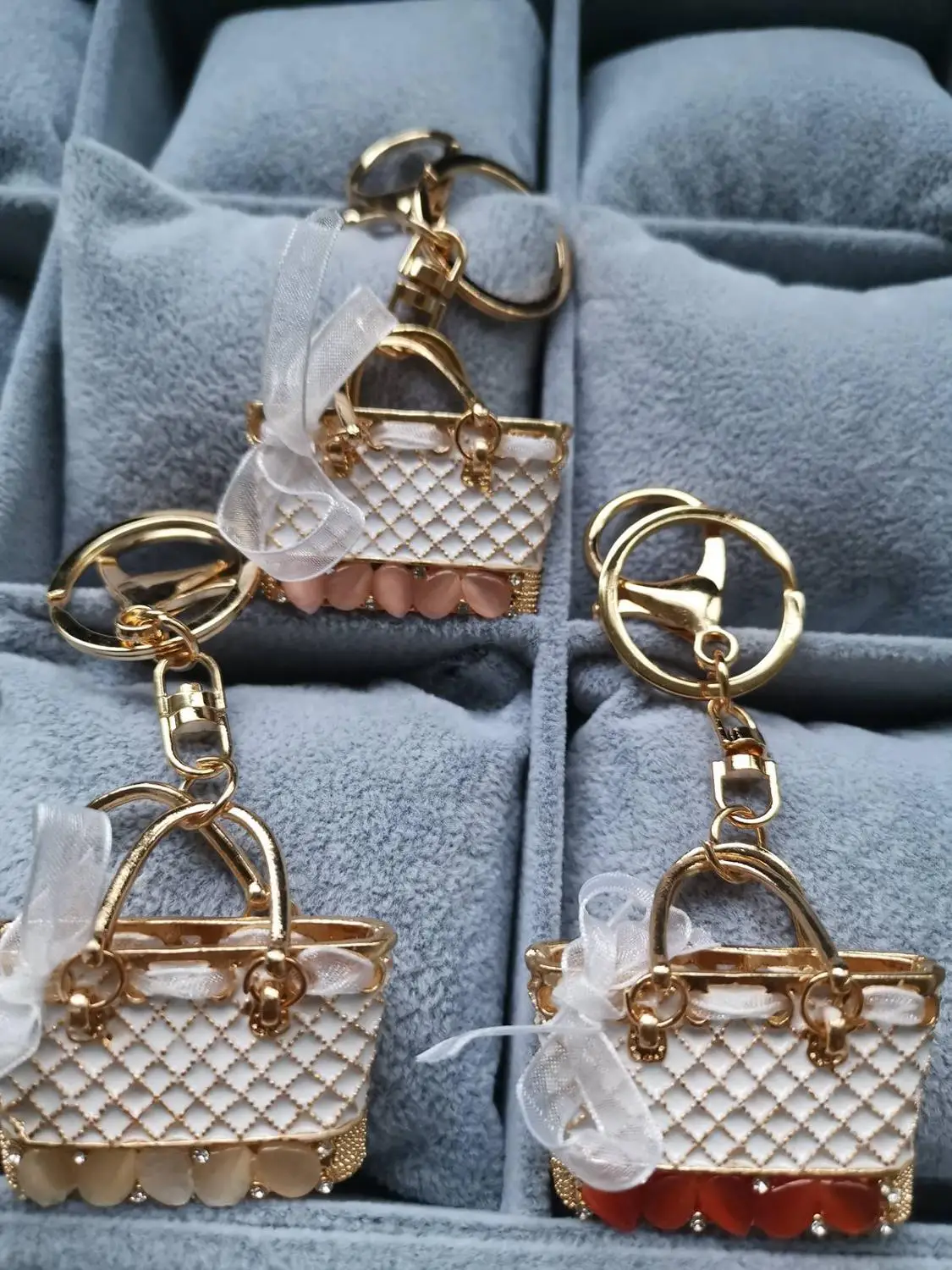 4 шт./лот кошельки из цинкового сплава сумочка брелок сделай сам украшение для