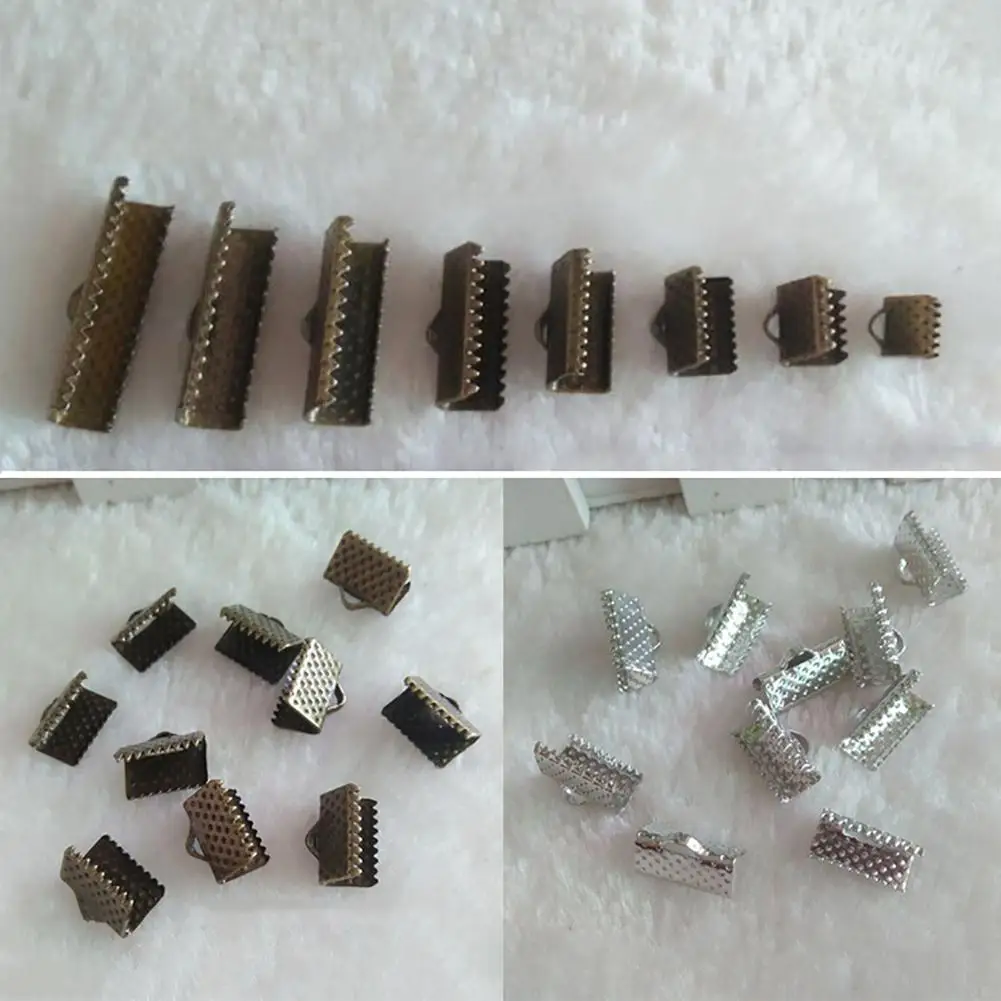 20 шт. ленты зажимы обжимной концы под залог Разъем для Braccelet DIY ювелирных изделий