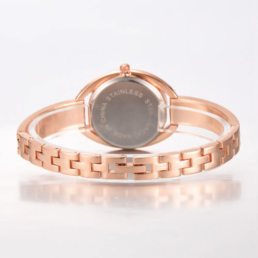 Reloj mujer Роскошные модные глаз Форма циферблат Сталь кварцевые часы с ремешком с принтом в виде сердец и Форма d полный дрель женские наручные часы подарок A40
