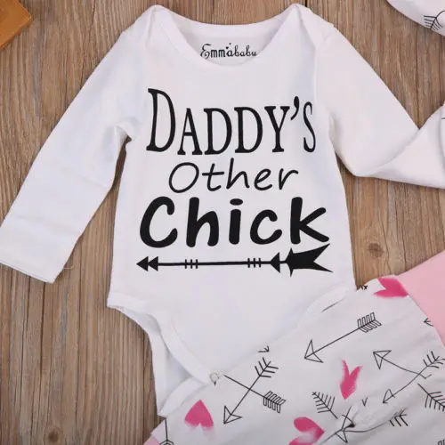 Лидер продаж 4 шт. Одежда для новорожденных девочек топы с длинным рукавом и