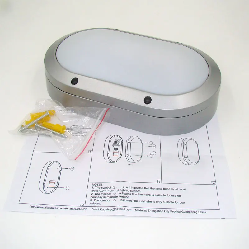 Настенный светильник IP54 водонепроницаемый для украшения дома и ванной комнаты