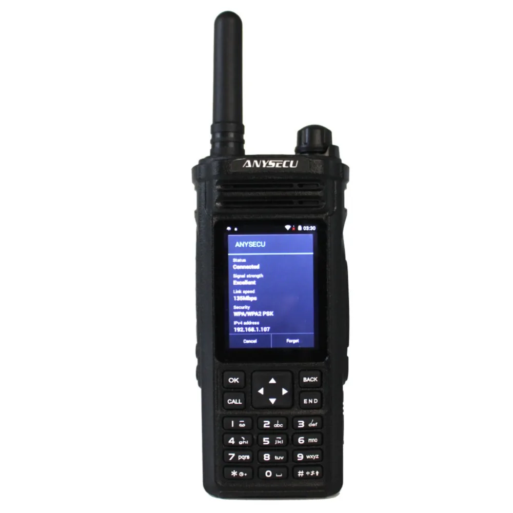 ANYSECU 3g сеть радио 3g-hd6800 с wifi walkie talkie WCDMA GSM 3g радио работает с Zello Real-ptt платформой
