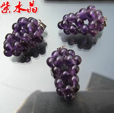 Бесплатная доставка натуральный гранат виноград Висячие серьги для женщин