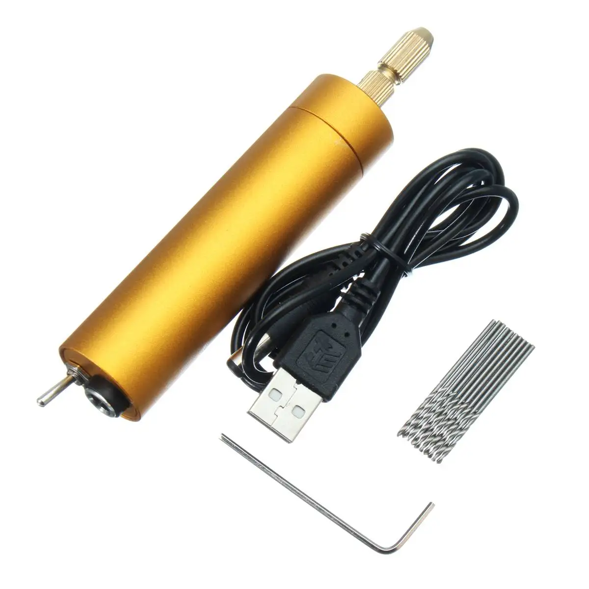 Горячая DC 5 V DIY мини микро алюминиевые электрораспределительные ручные сверла 0,8-1,5 мм для мотора PCB с 10 шт. сверла