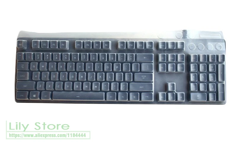 Для logitech G610 G810 G213 G413 K840 G512 с подсветкой игра механическая клавиатура протектор Кнопка пылезащитный чехол 104 ключ защитная кожа