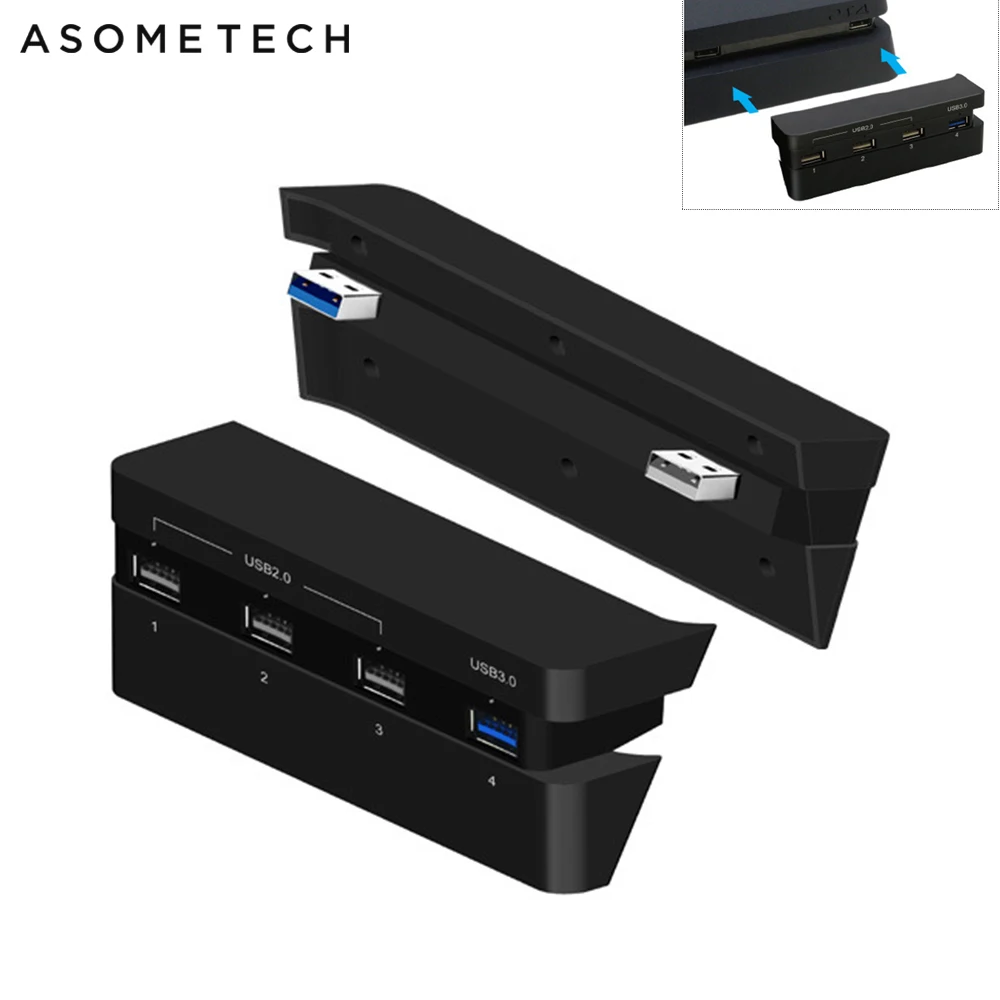 Суперскоростной 4 портовый беспроводной разветвитель USB 3 0 для PS4 адаптер Sony