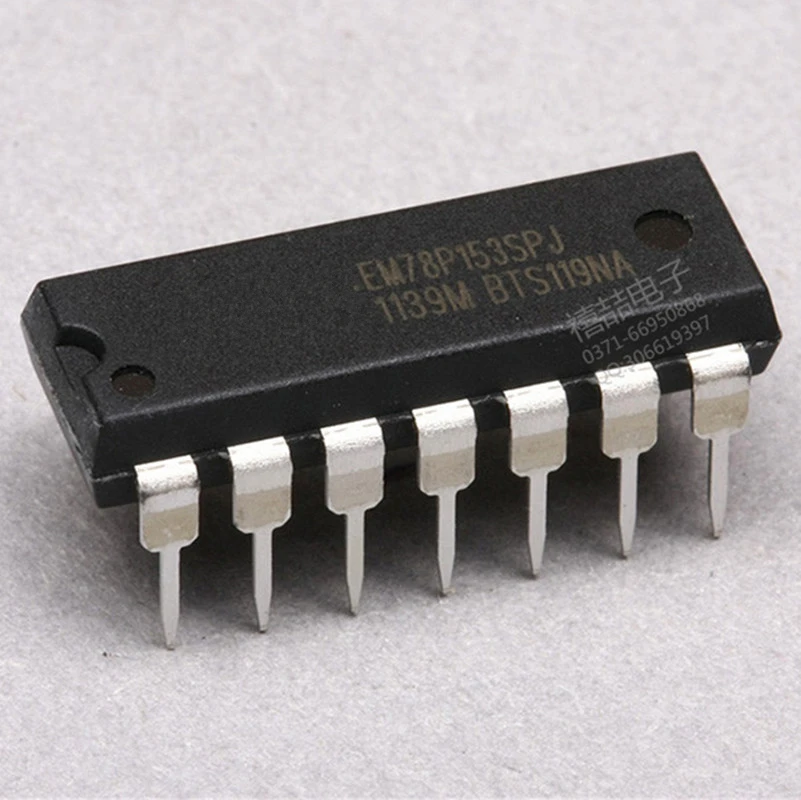 EM78P153SPJ EM78P153SNJ EM78P153 DIP14 2 шт.|Интегральные схемы| |