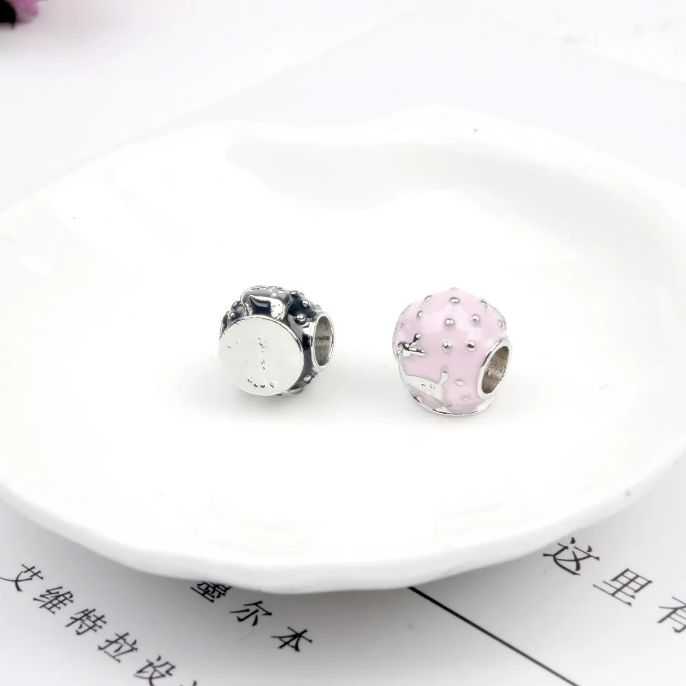 5 шт. рождественский подарок Европейский круглый бисер цинковый сплав олень