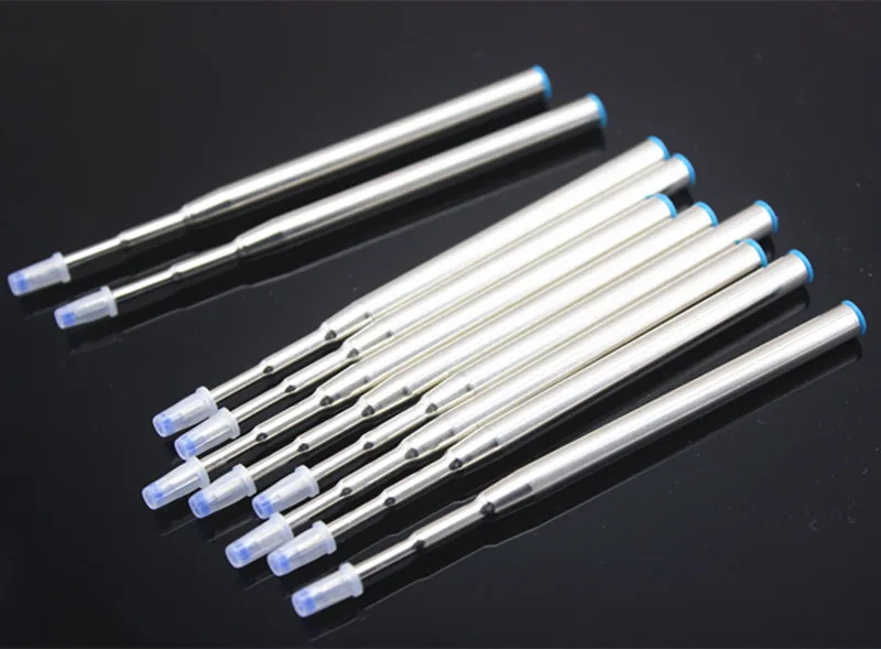 

10 PCS HIGH QUALITY BEST DEISGN BALL POINT PEN REFILLS blue INK
