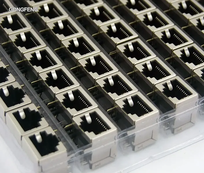 Специальный оптовый GONGFENG Новый RJ48 сетевой разъем 10P10C защитная розетка 10 жильный