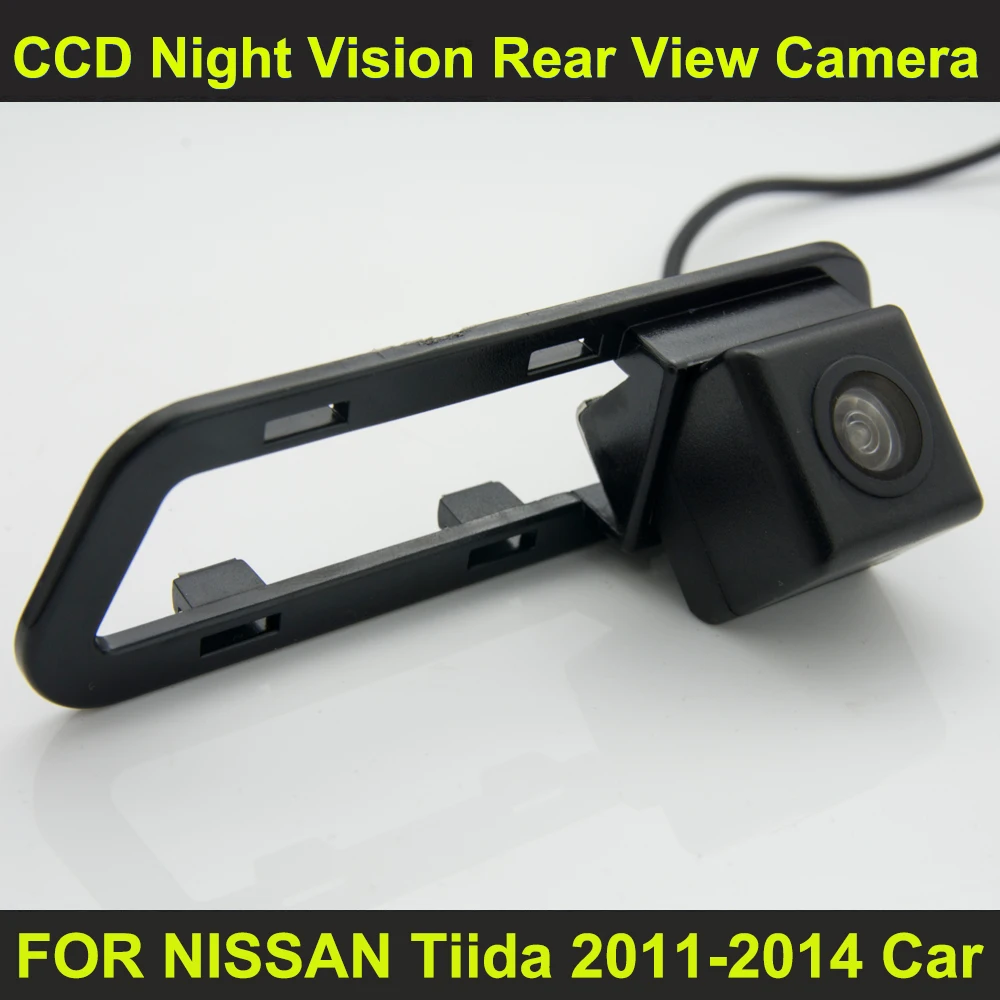 Автомобильная камера заднего вида с ночным видением CCD для NISSAN Tiida 2011 2014|car rear view
