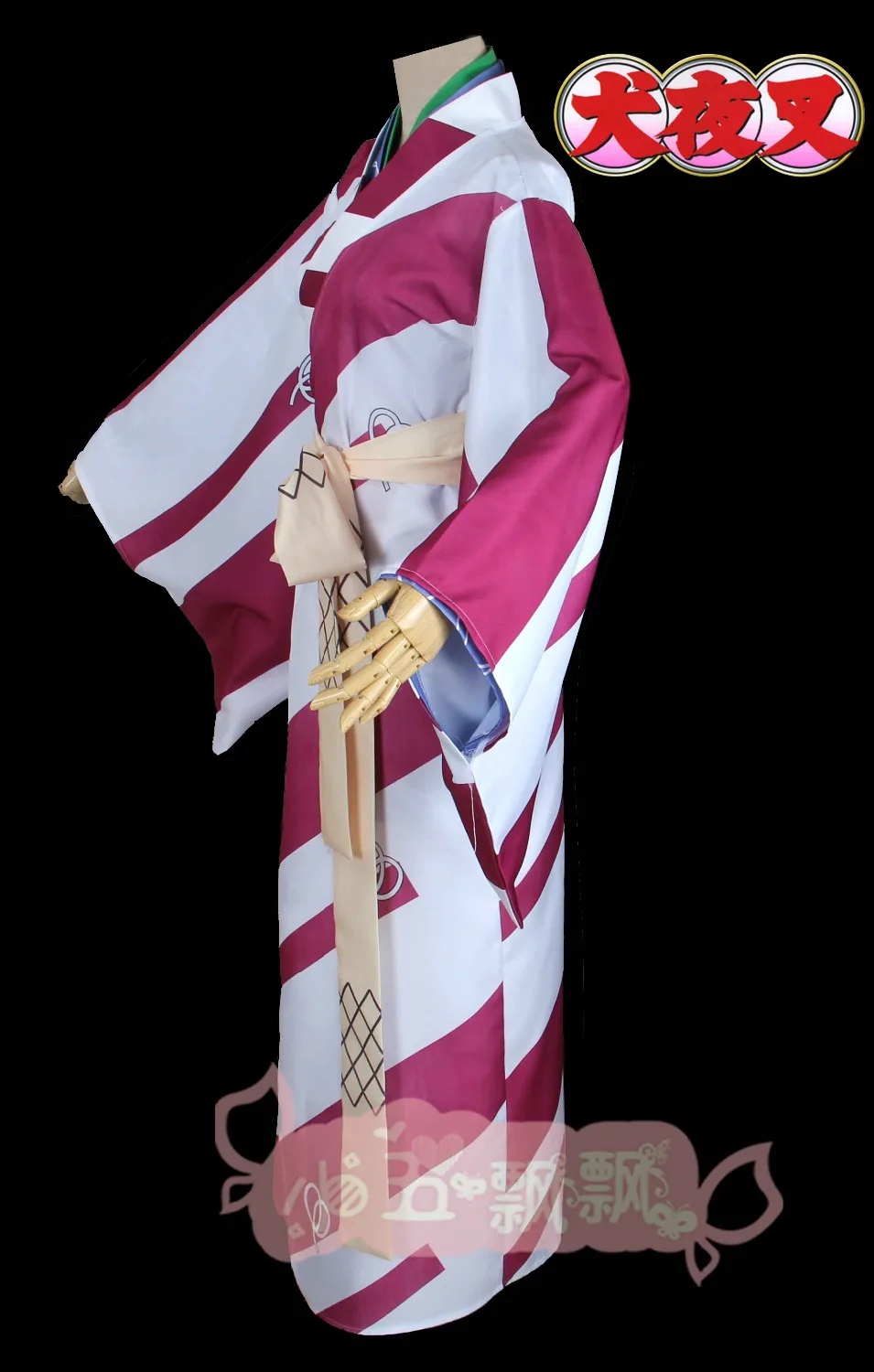 Аниме Inuyasha фигурка Кагура принт кимоно Косплей Костюм Хэллоуин костюм для женщин