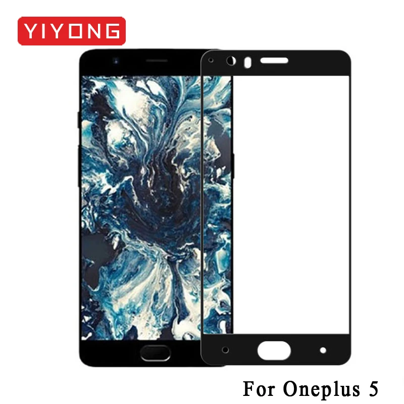 YIYONG закаленное стекло для OnePlus 3 T 5 6 5D полное покрытие экрана протектор One Plus 3t