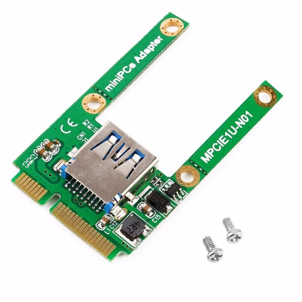Новинка мини Разъем для карты PCI E адаптер подключения к USB 2 0 переходная карта